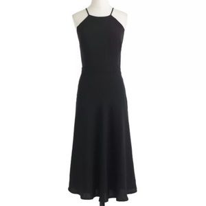 J.Crew Black Knee Length Cocktail Dress (Matte Crepe Carly)